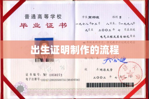 崆峒出生证明制作的流程